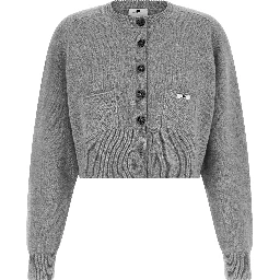 Gray Wool Cardigan