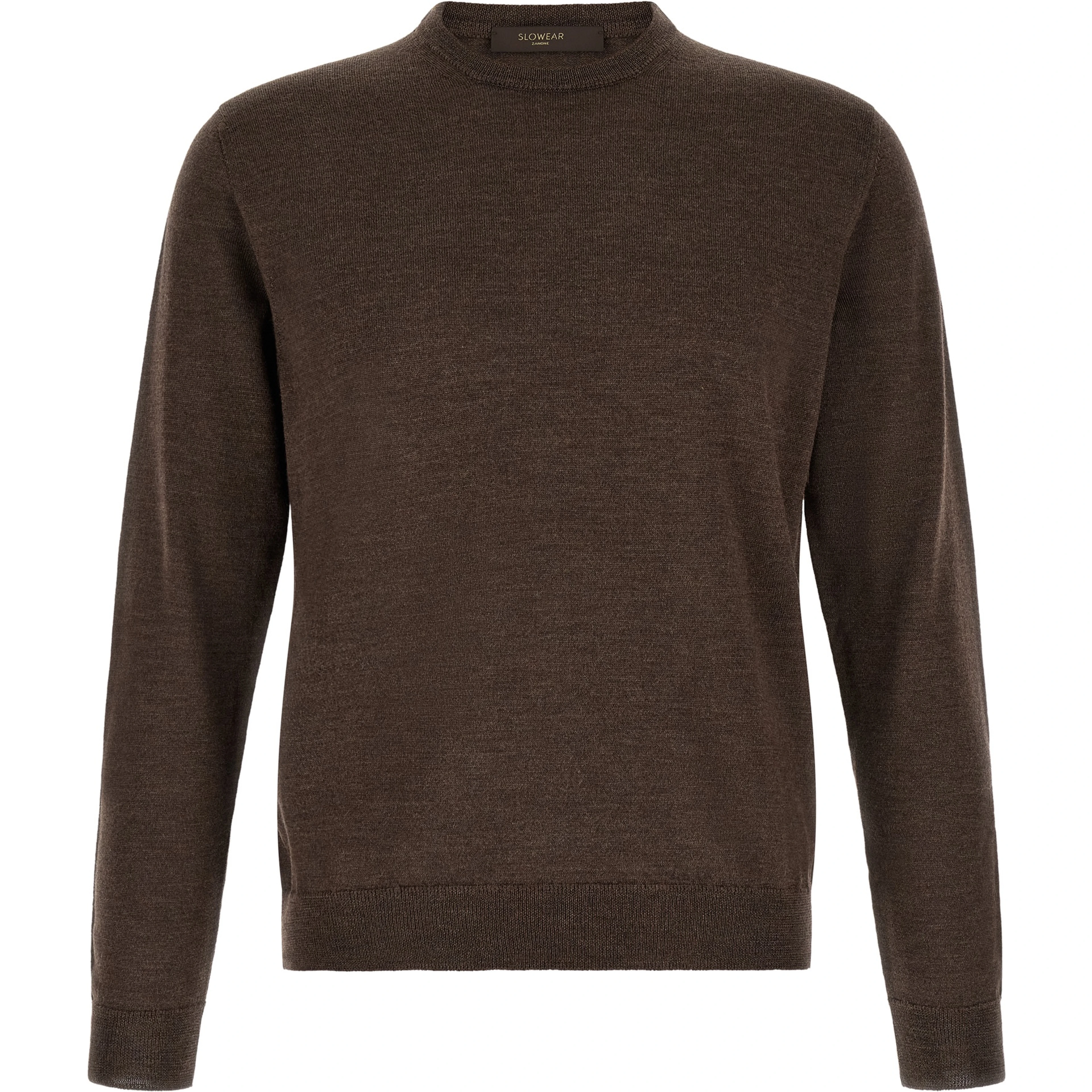 Brown Virgin Wool Cardigan