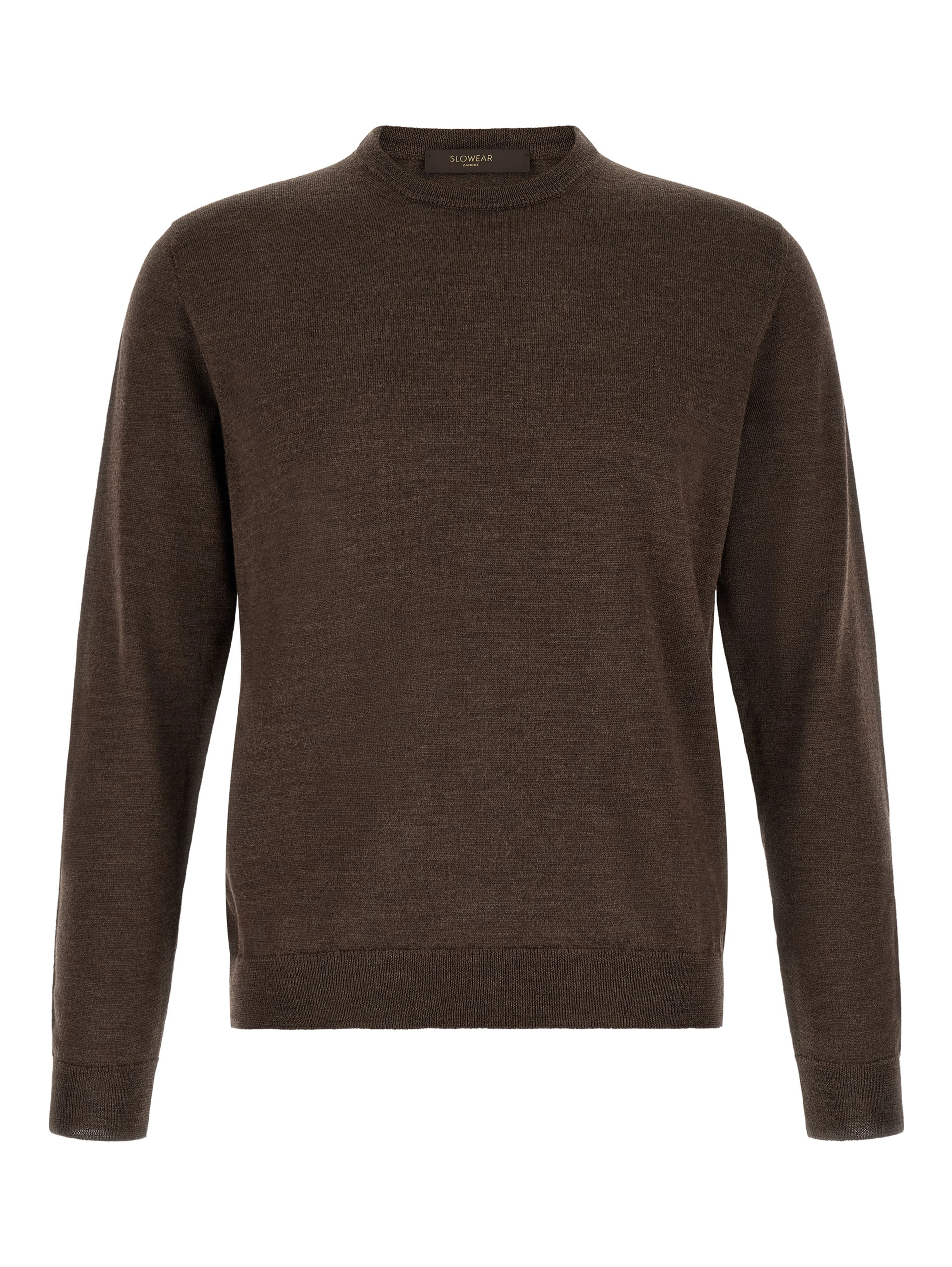 Brown Virgin Wool Cardigan