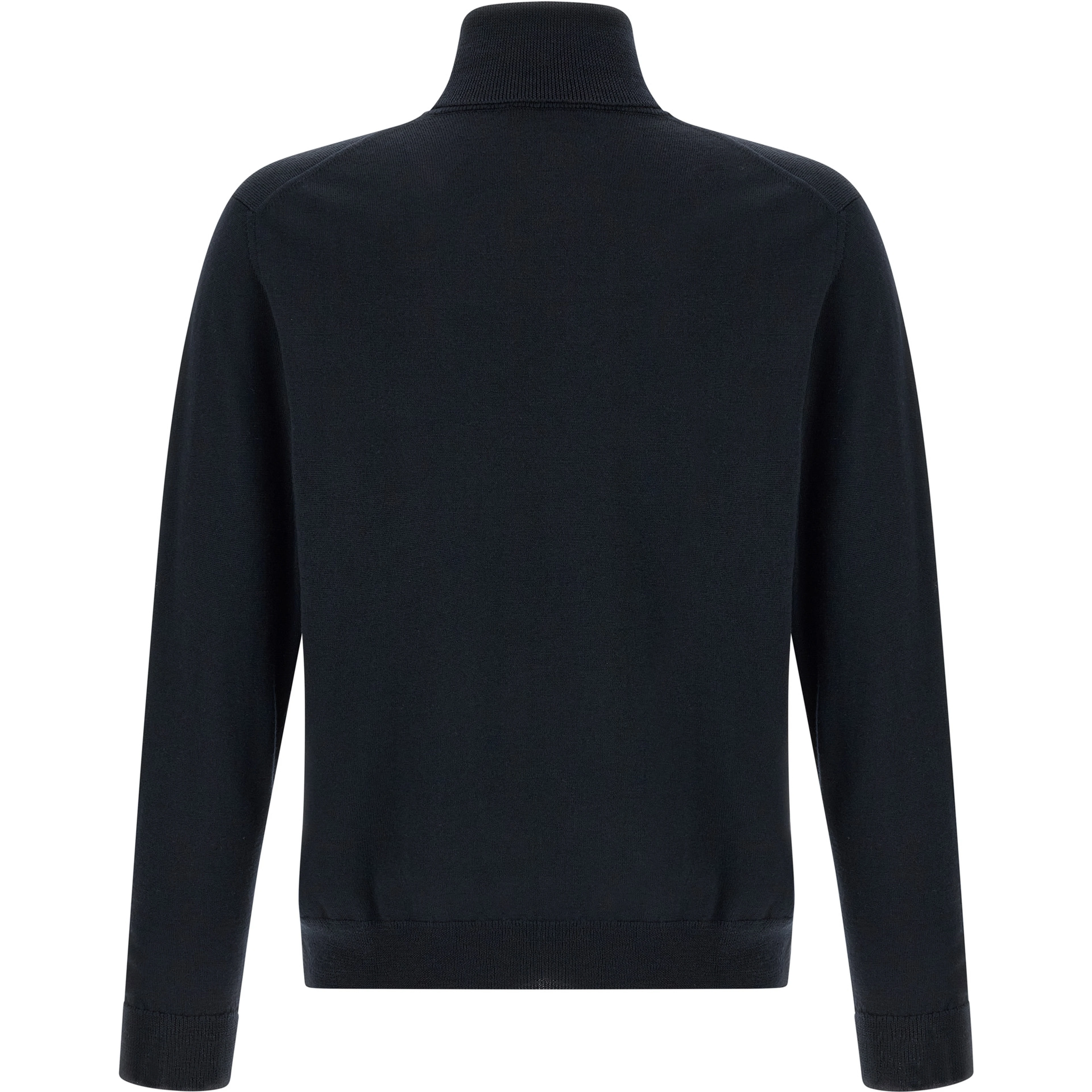 Blue Virgin Wool Cardigan