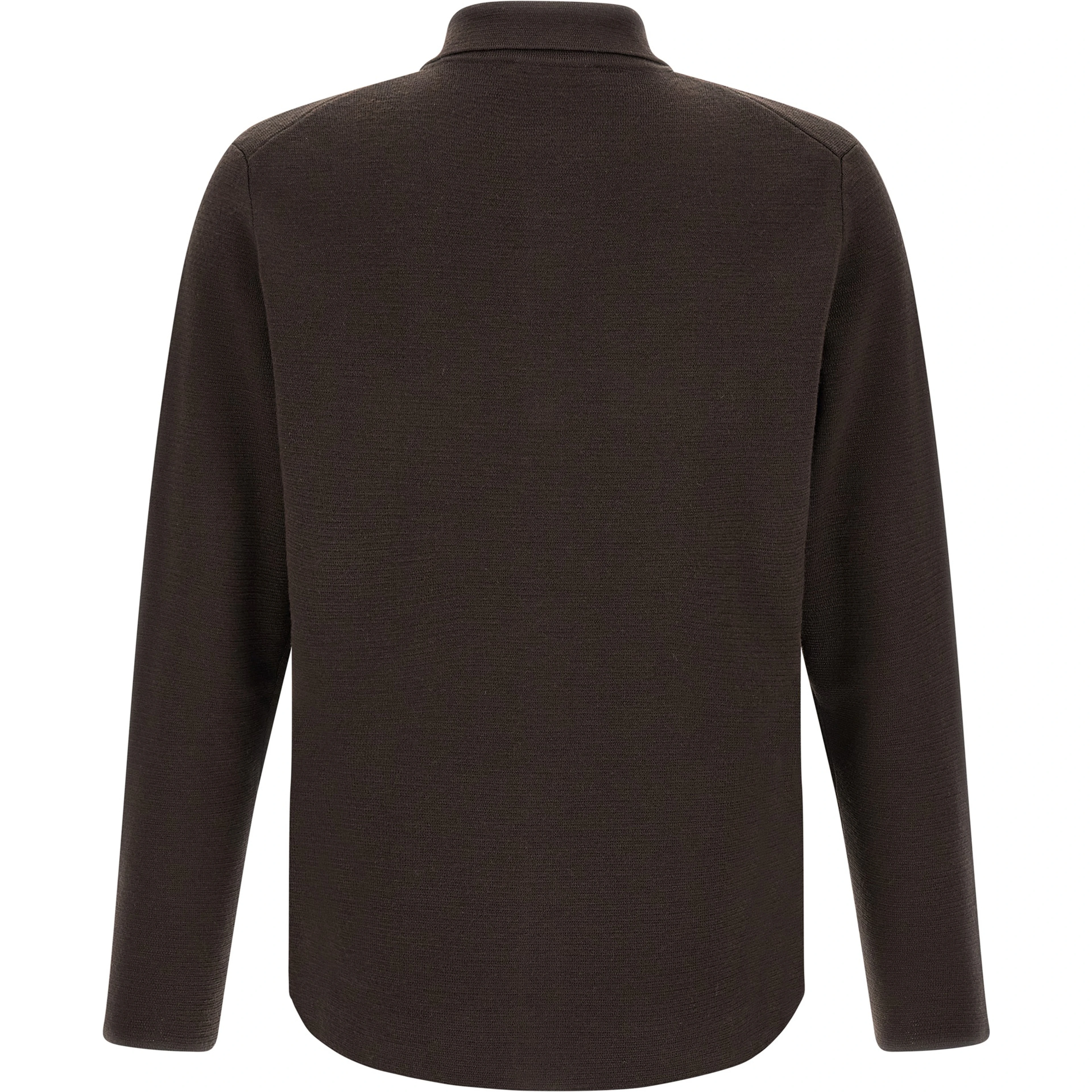 Brown Virgin Wool Cardigan