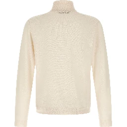 White Virgin Wool Cardigan