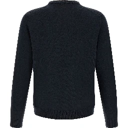 Blue Virgin Wool Cardigan