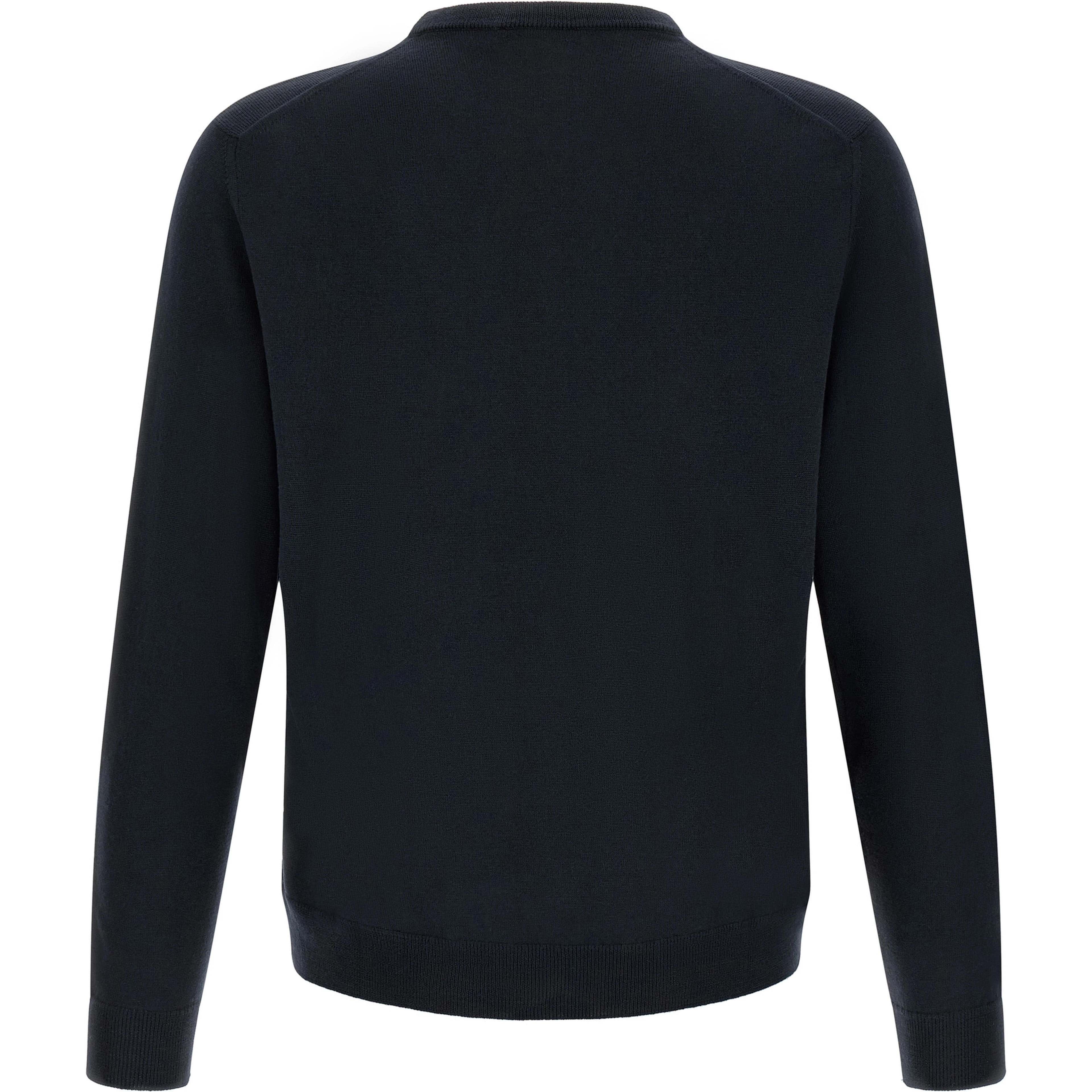 Blue Virgin Wool Cardigan