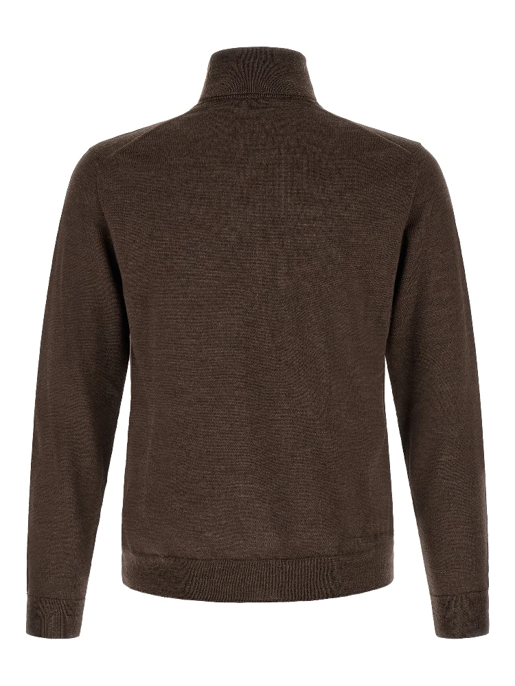 Brown Virgin Wool Cardigan alternative