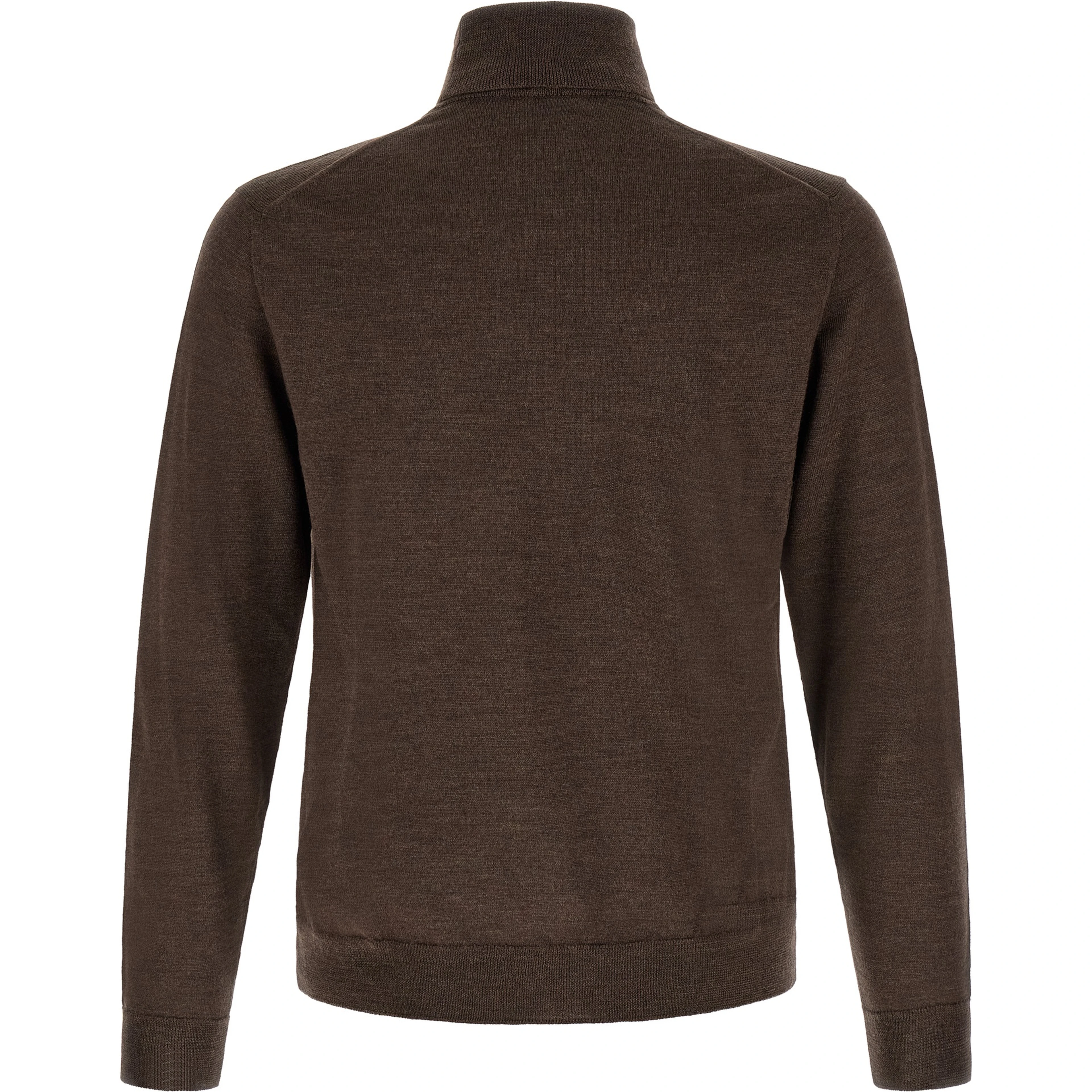 Brown Virgin Wool Cardigan