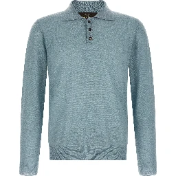 Blue Cashmere Cardigan