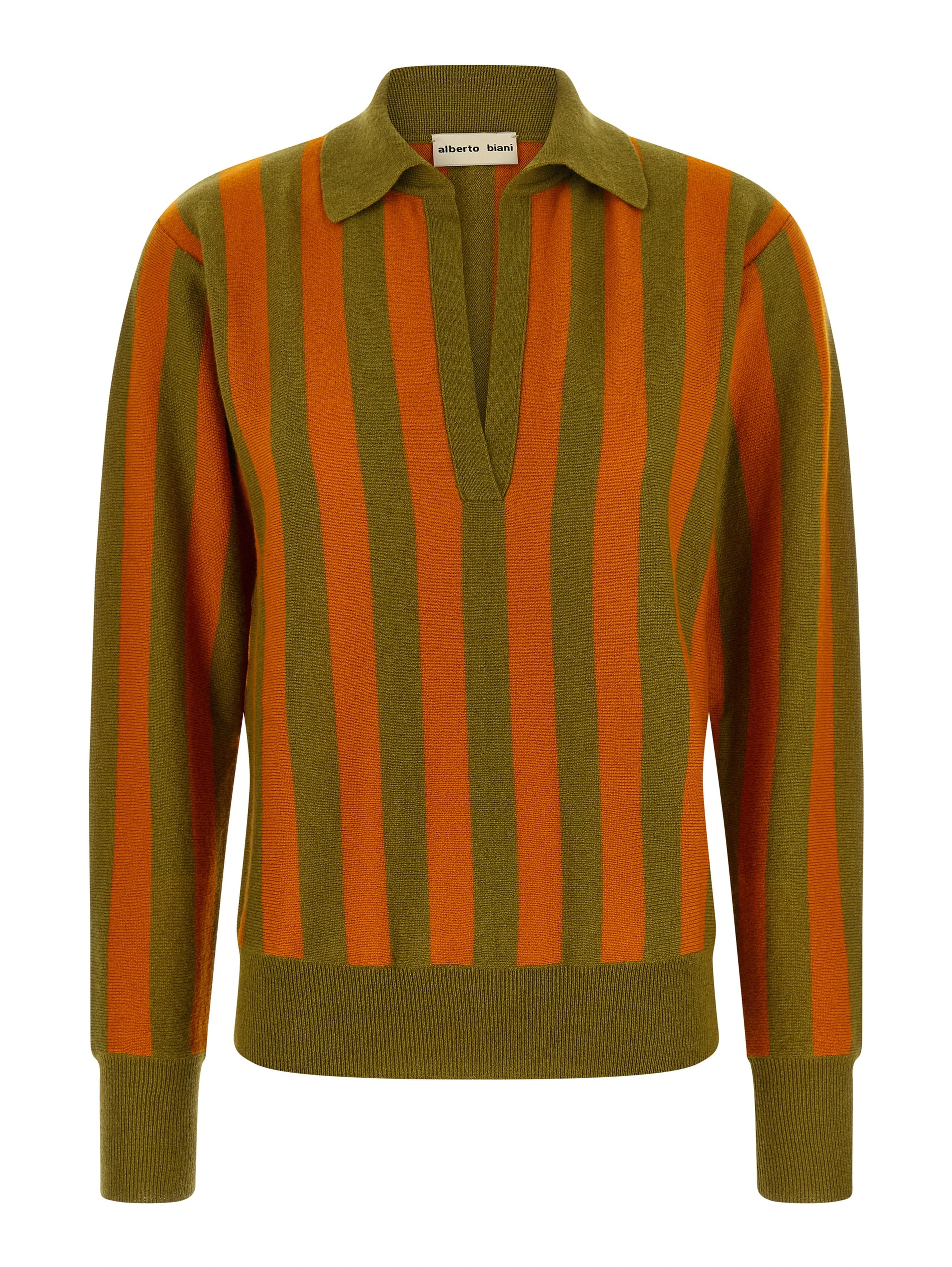 Multicolor Cashmere Polo Shirt