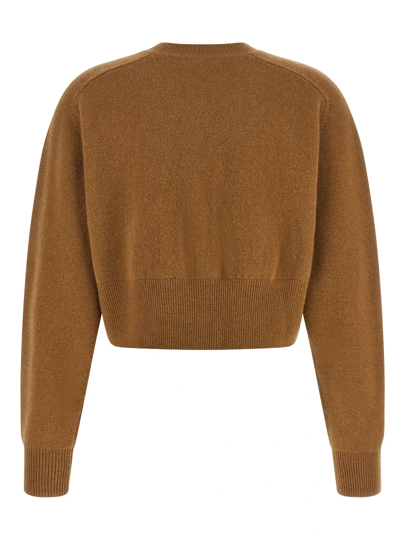 Brown Wool Cardigan