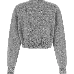 Gray Wool Cardigan