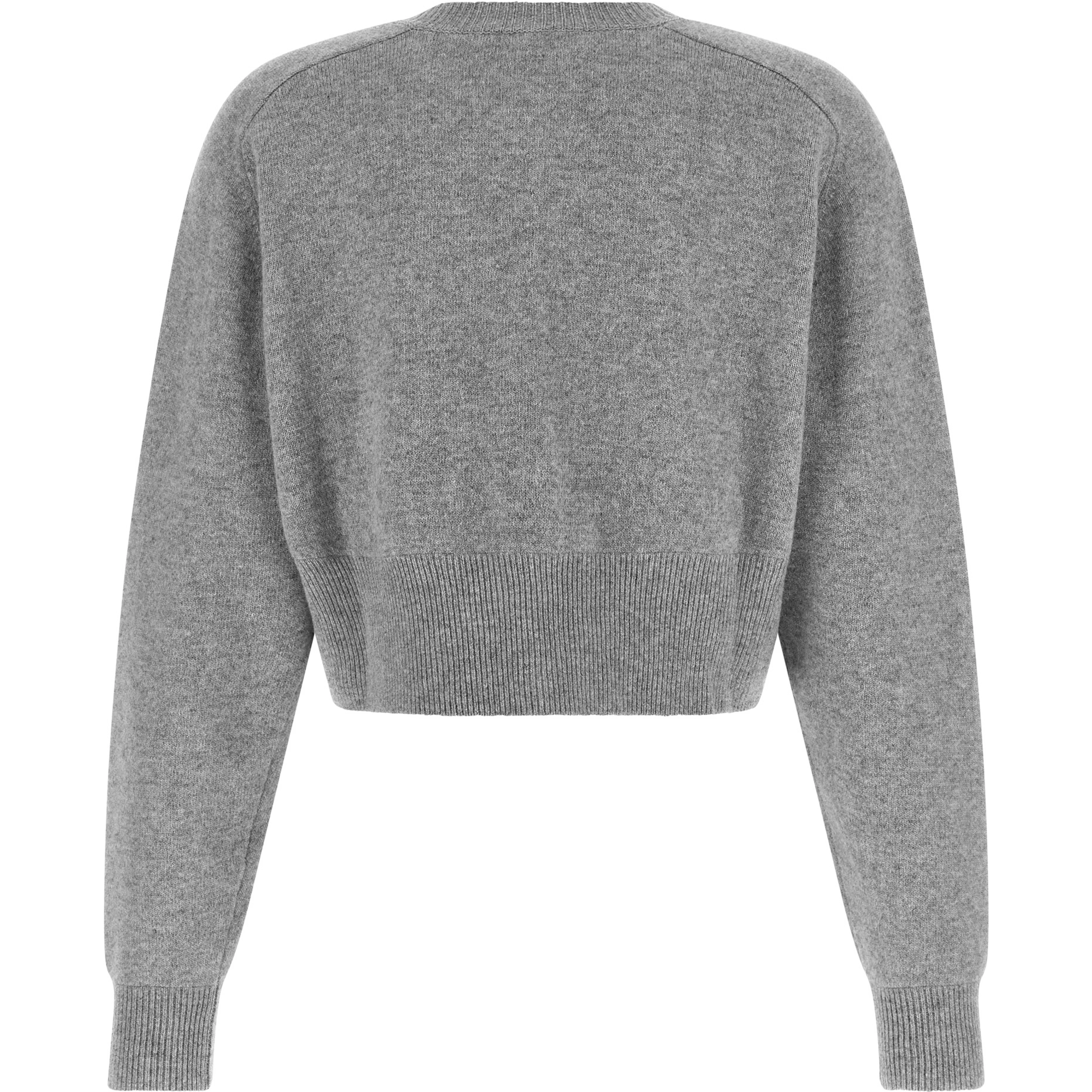 Gray Wool Cardigan