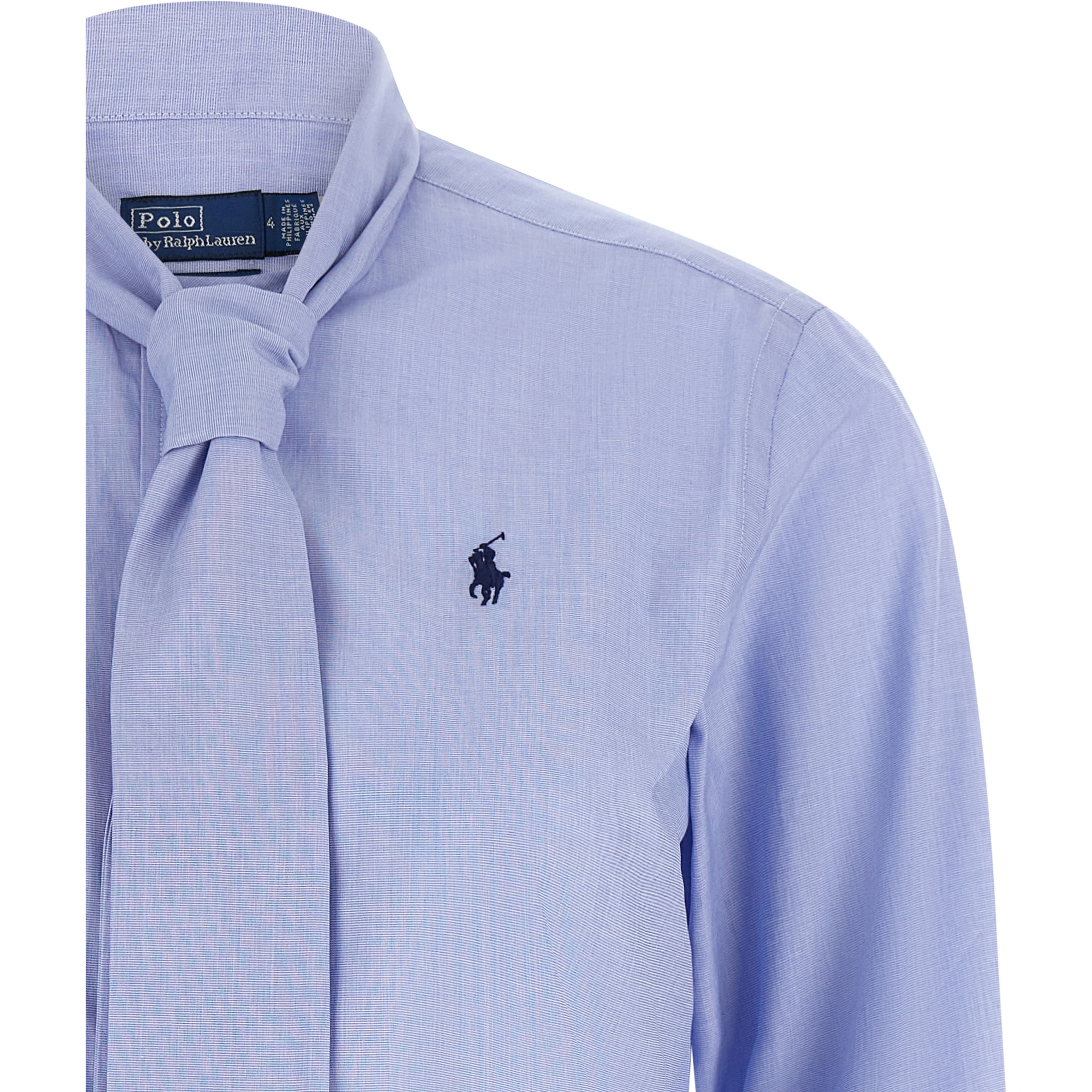 Blue Cotton Blouse