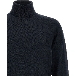 Blue Virgin Wool Cardigan
