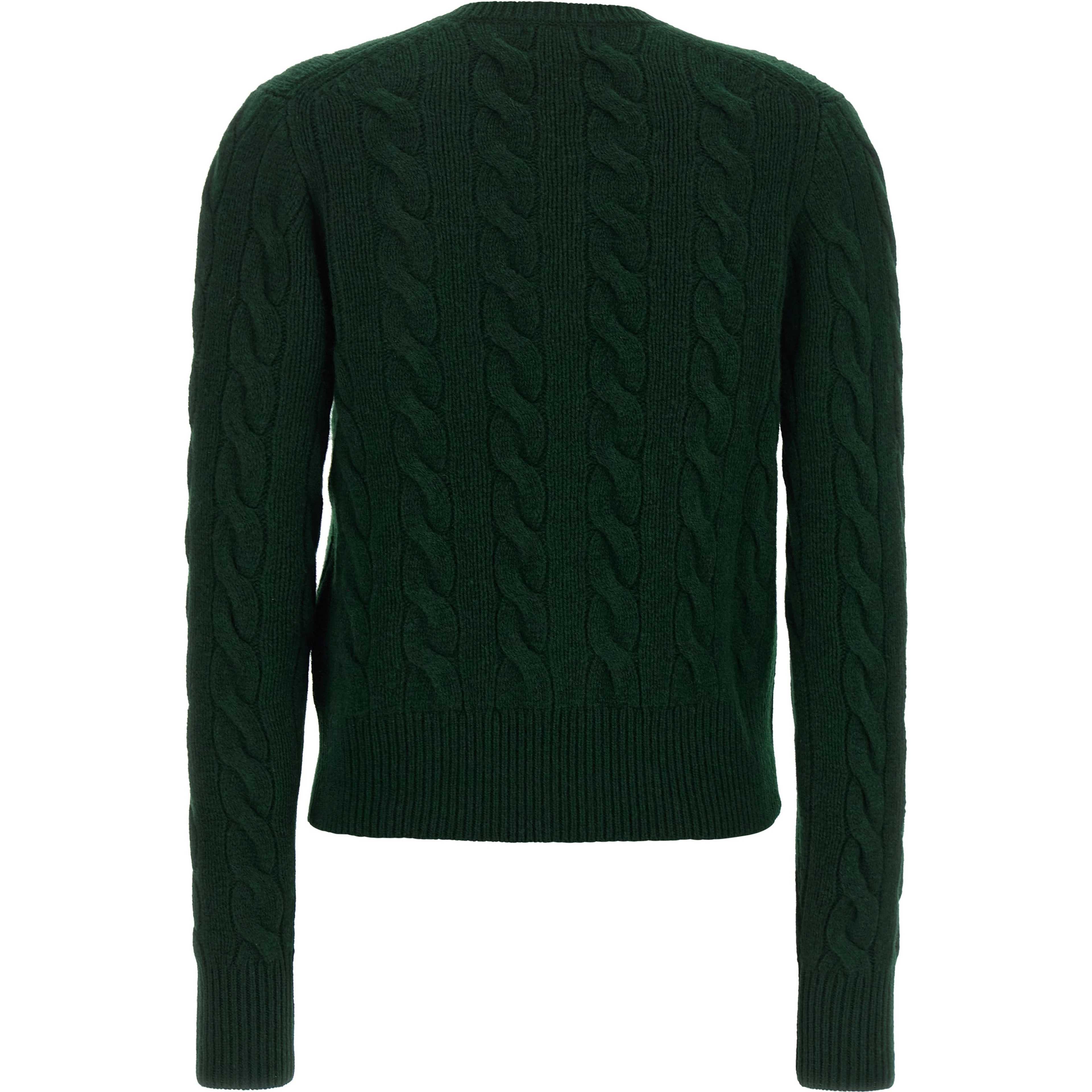 Bicolor Wool Cardigan