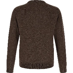 Brown Virgin Wool Cardigan
