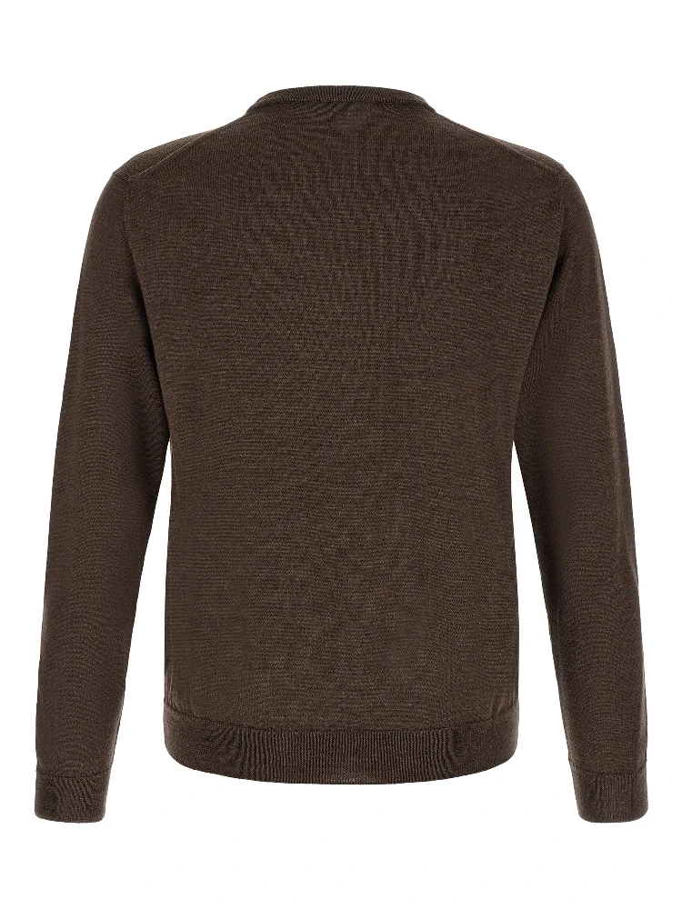 Brown Virgin Wool Cardigan alternative