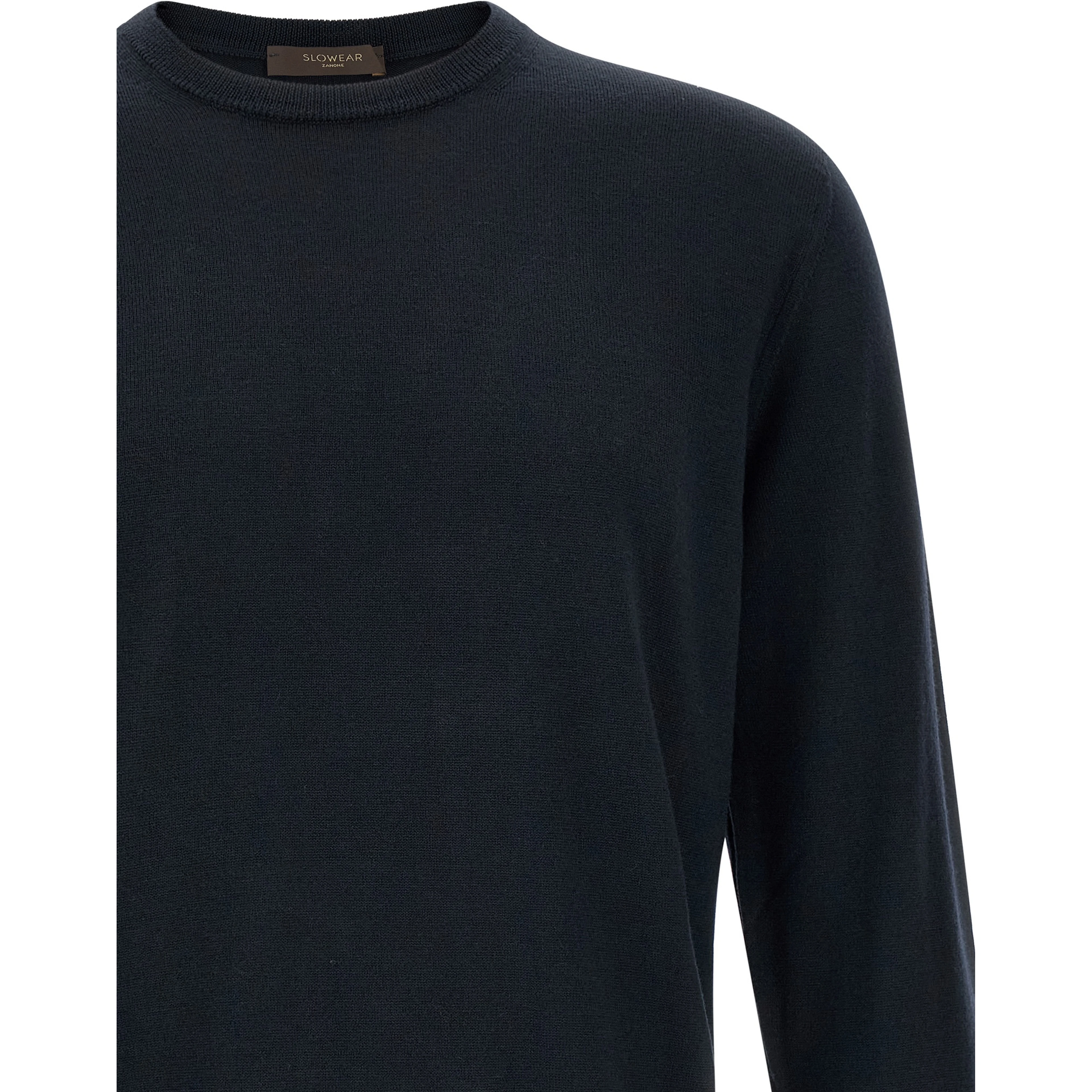 Blue Virgin Wool Cardigan