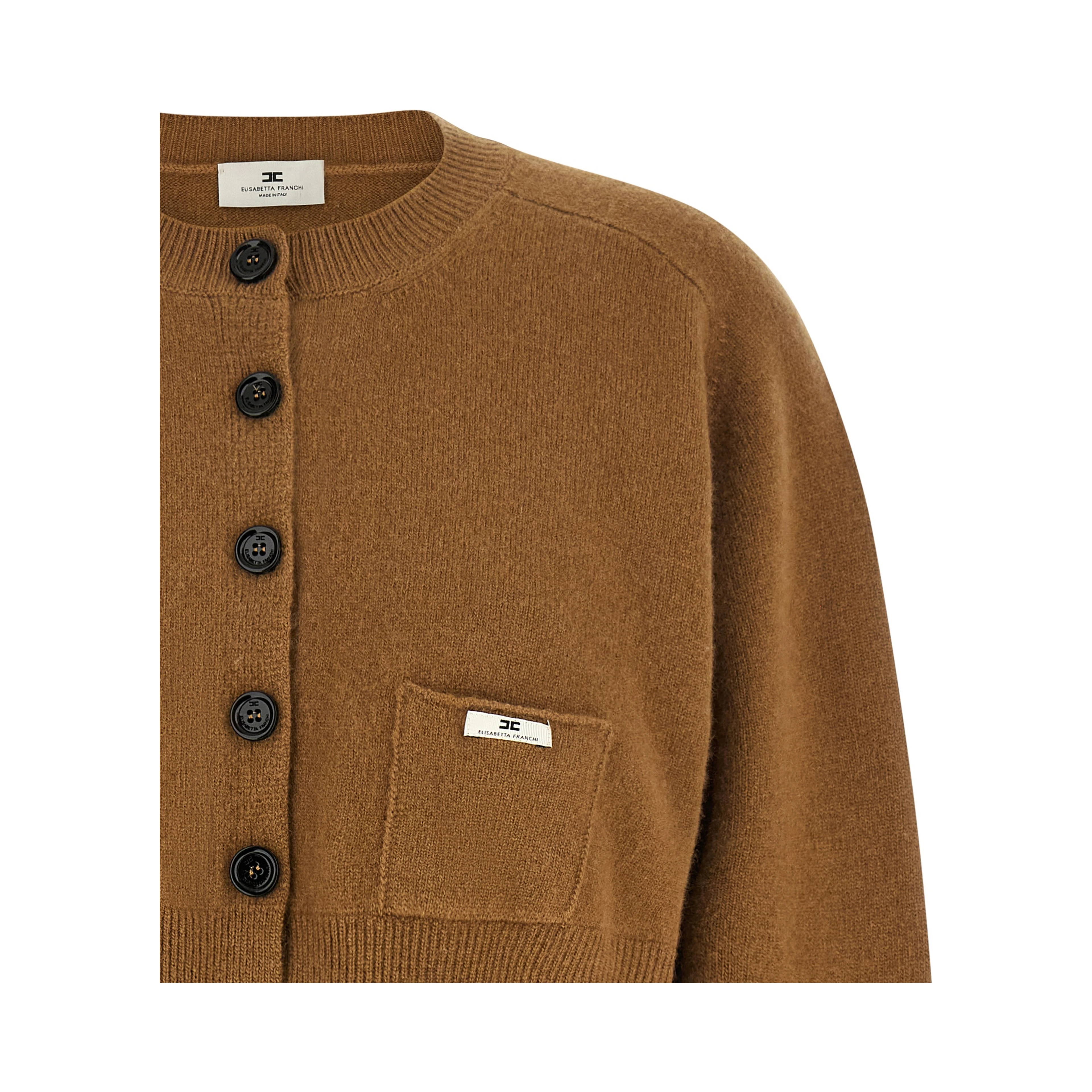 Brown Wool Cardigan