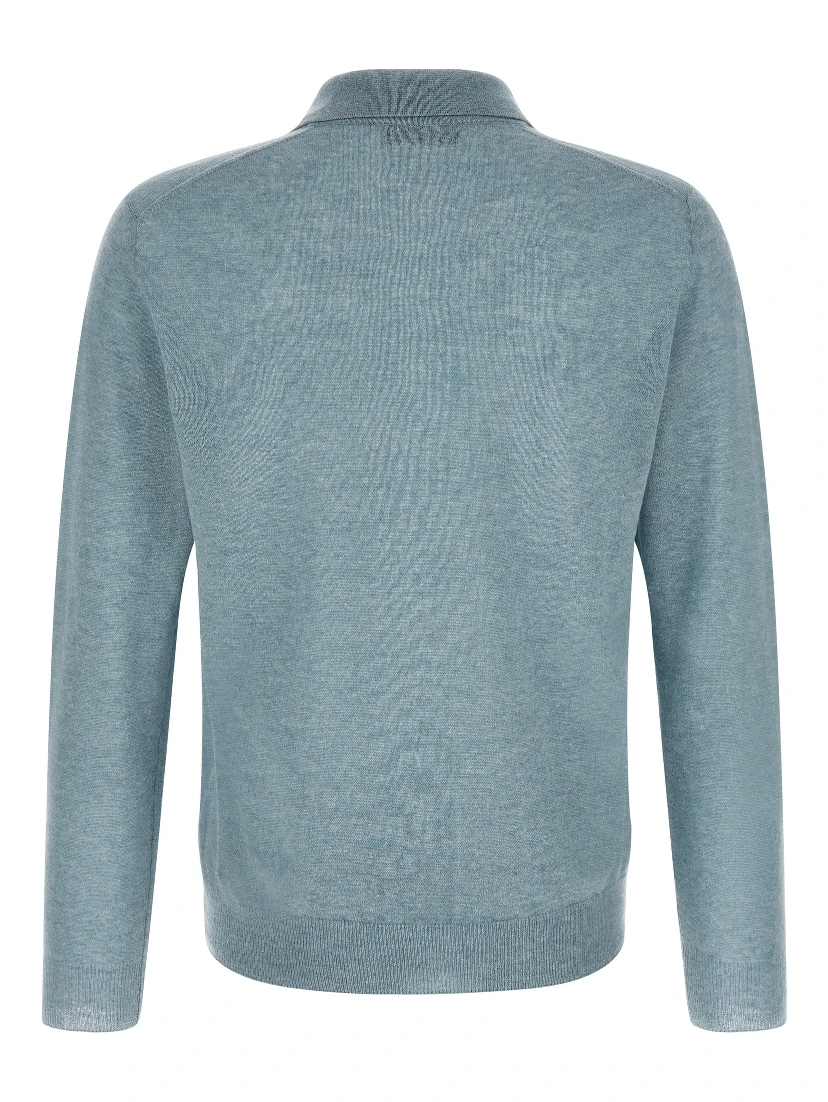 Blue Cashmere Cardigan