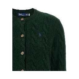 Bicolor Wool Cardigan