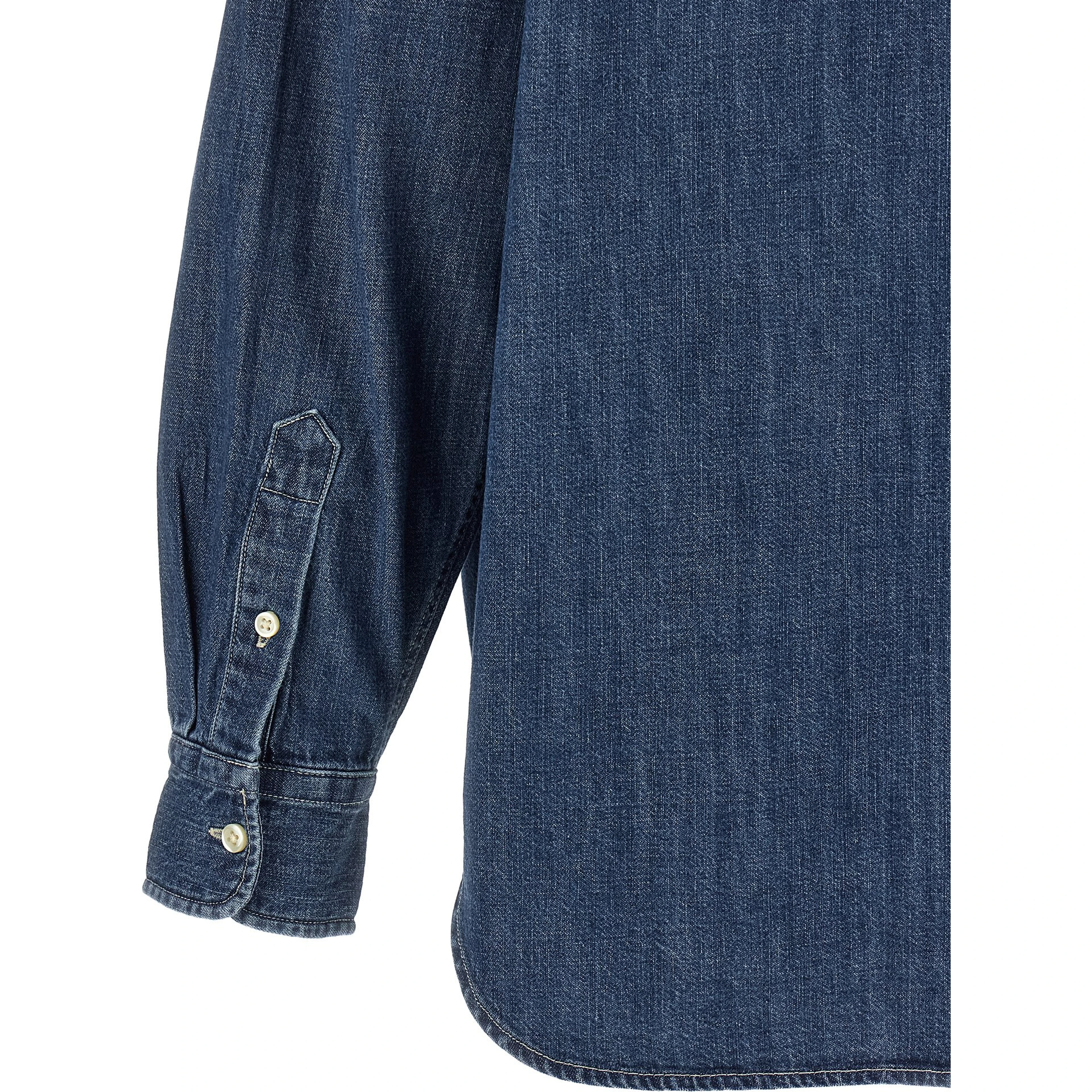 Blue Cotton Blouse