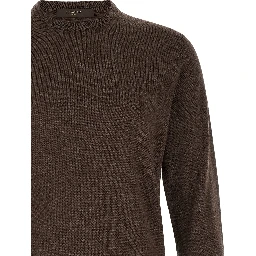 Brown Virgin Wool Cardigan