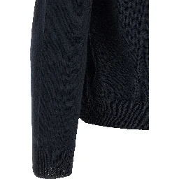 Blue Virgin Wool Cardigan