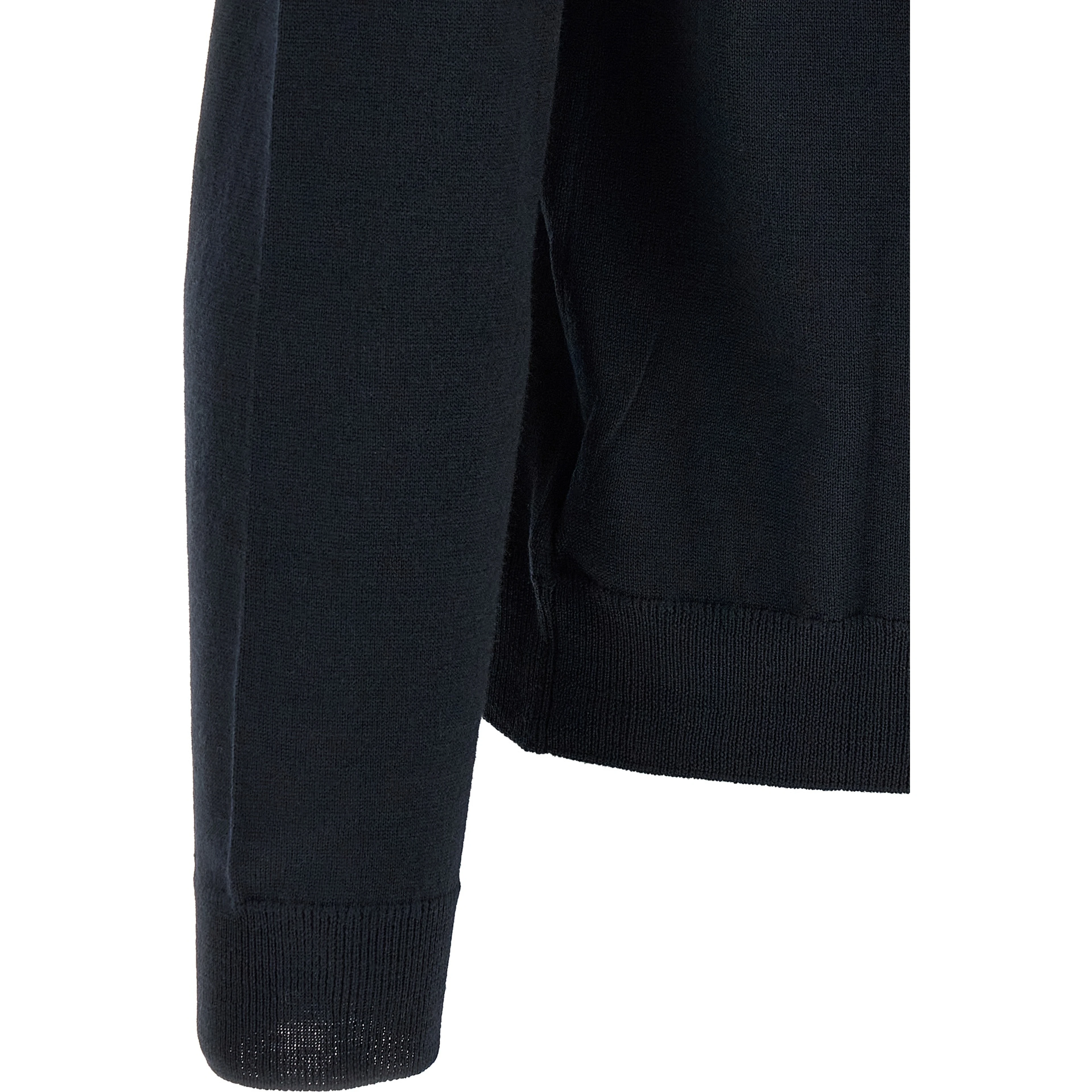 Blue Virgin Wool Cardigan