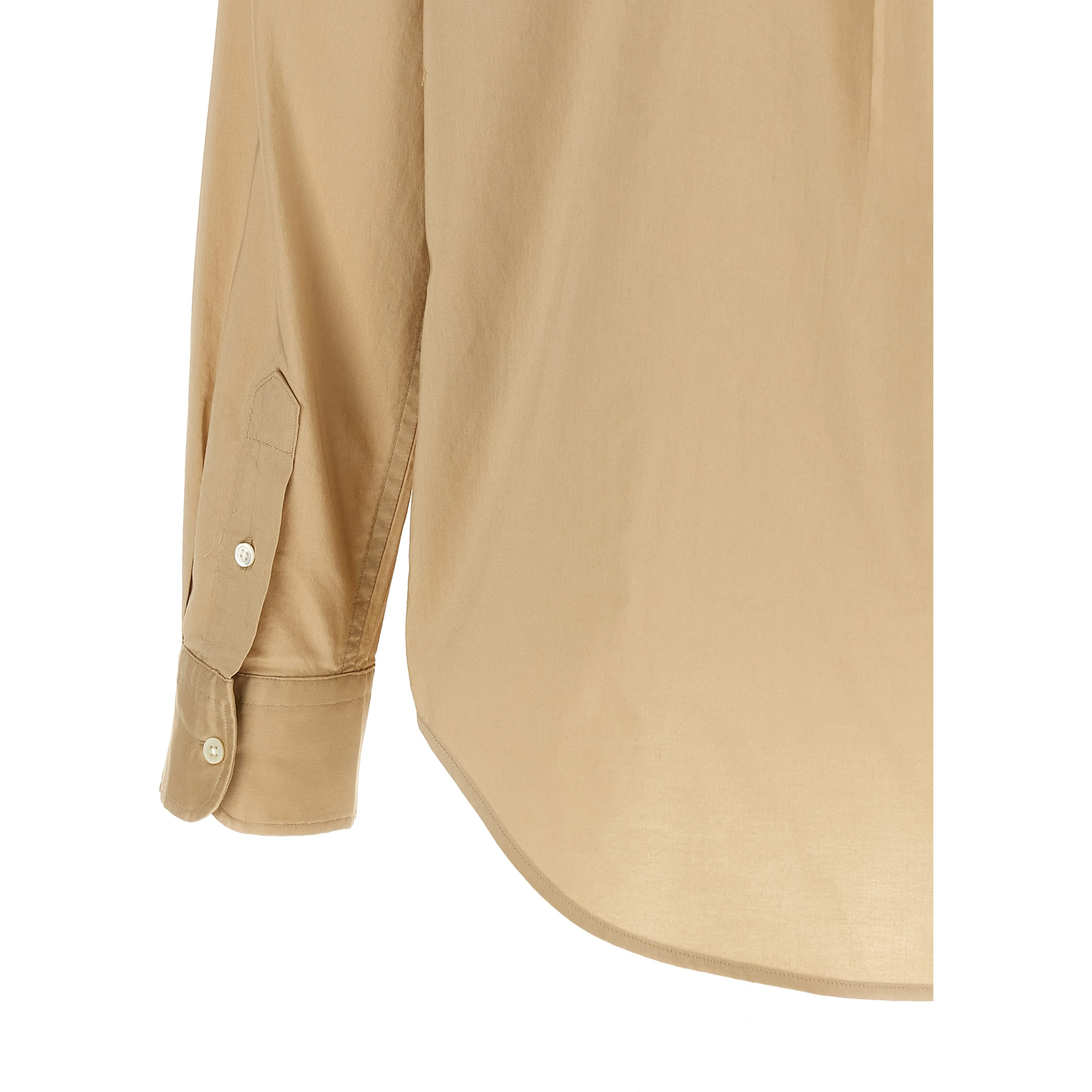 Beige Cotton Blouse