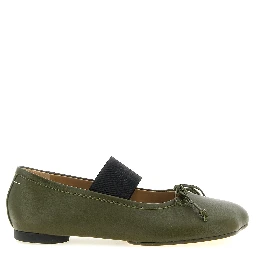 Bicolor Lambskin Ballet Flats