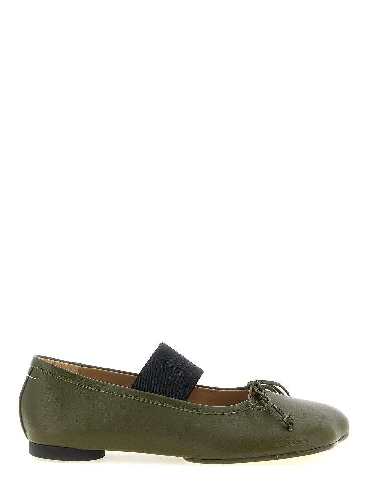 Bicolor Lambskin Ballet Flats