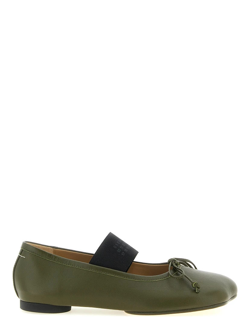 Bicolor Lambskin Ballet Flats