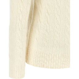 White Wool Cardigan