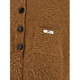Brown Wool Cardigan