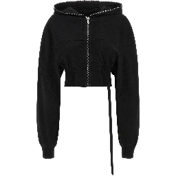 Black Cotton Sweatshirt