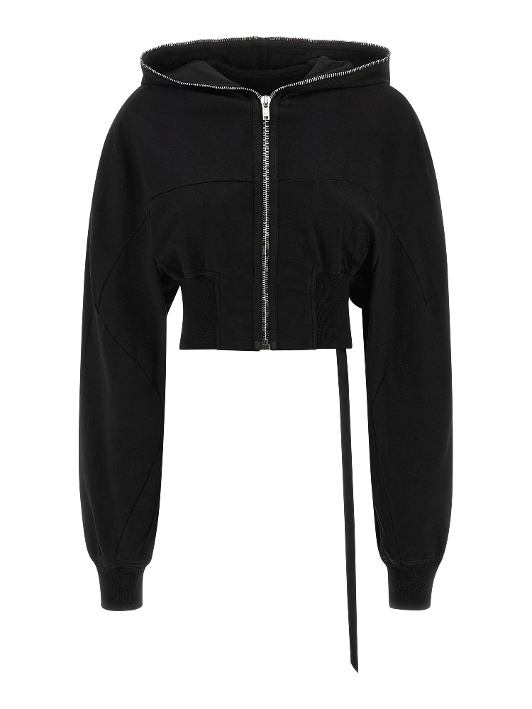 Black Cotton Sweatshirt