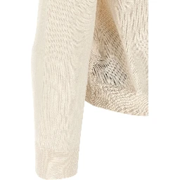 White Virgin Wool Cardigan