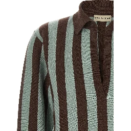 Multicolor Cashmere Polo Shirt