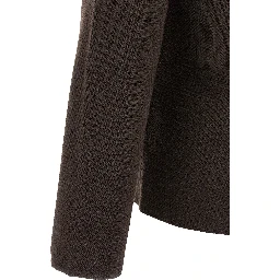 Brown Virgin Wool Cardigan