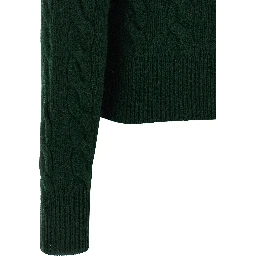 Bicolor Wool Cardigan