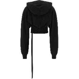 Black Cotton Sweatshirt