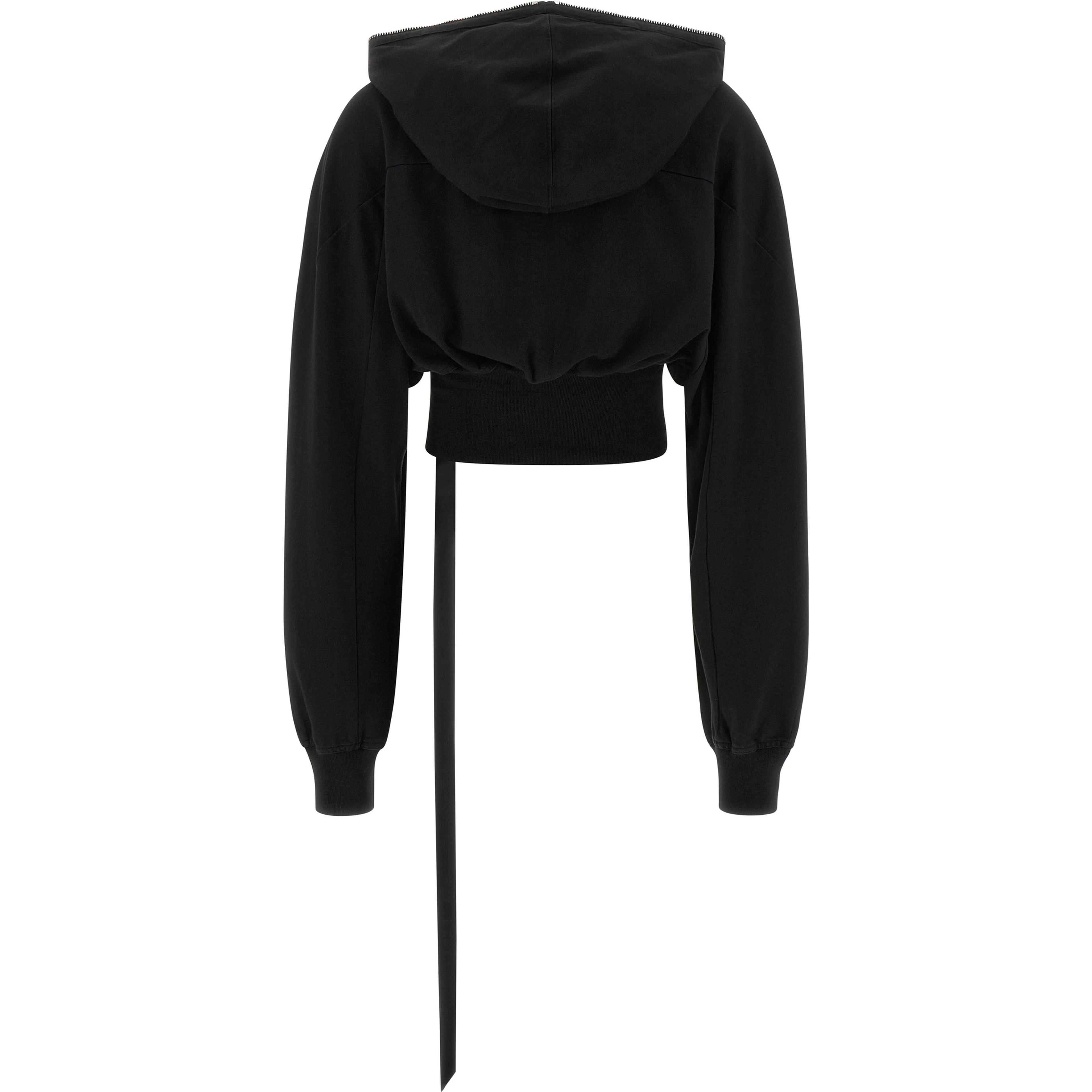 Black Cotton Sweatshirt