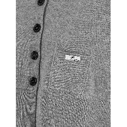 Gray Wool Cardigan