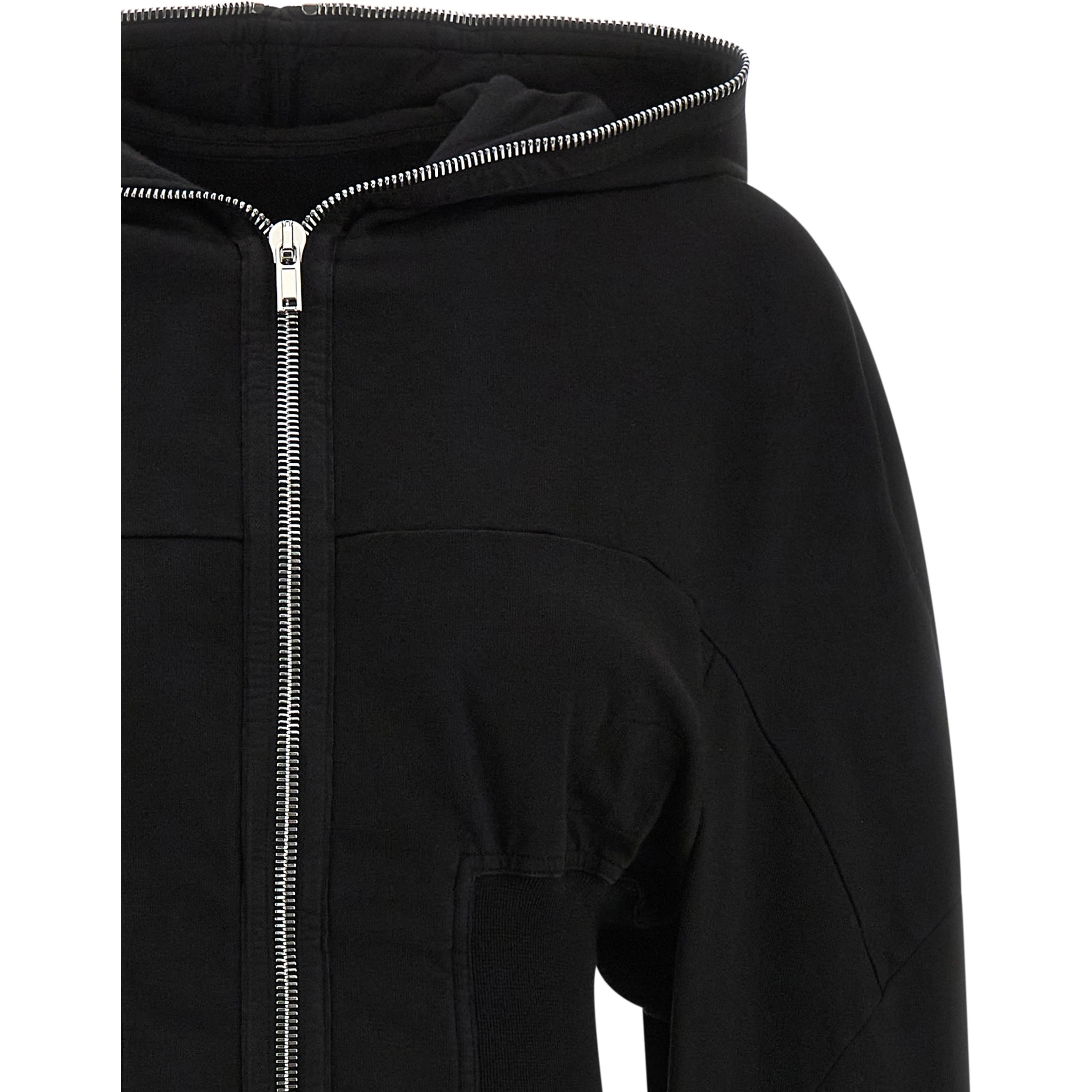 Black Cotton Sweatshirt