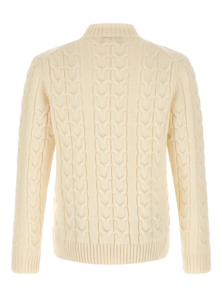 White Virgin Wool Cardigan alternative