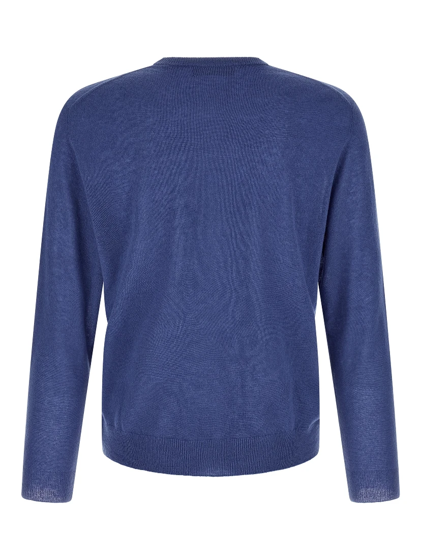 Blue Cashmere Cardigan