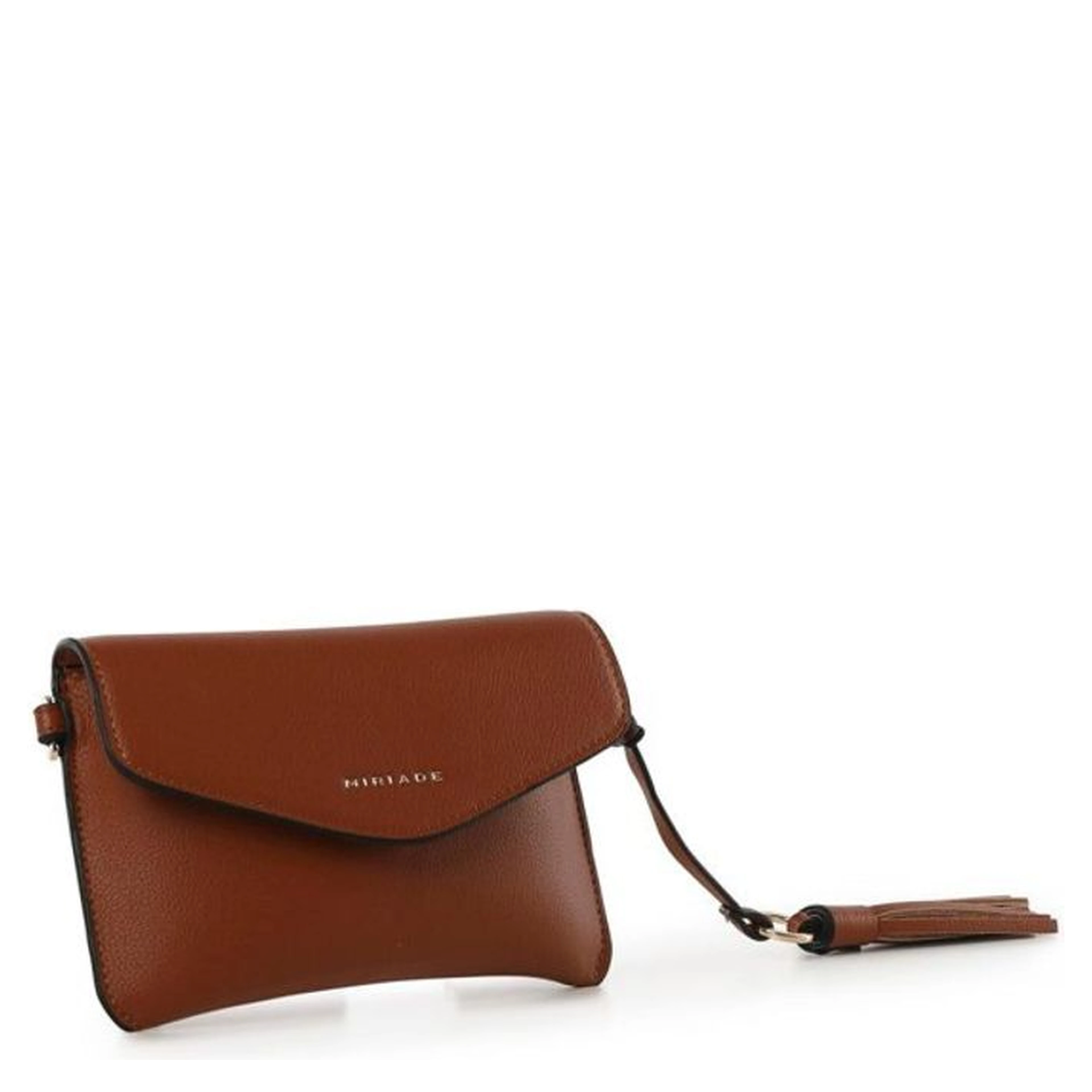 Black Polyethylene Crossbody Bag