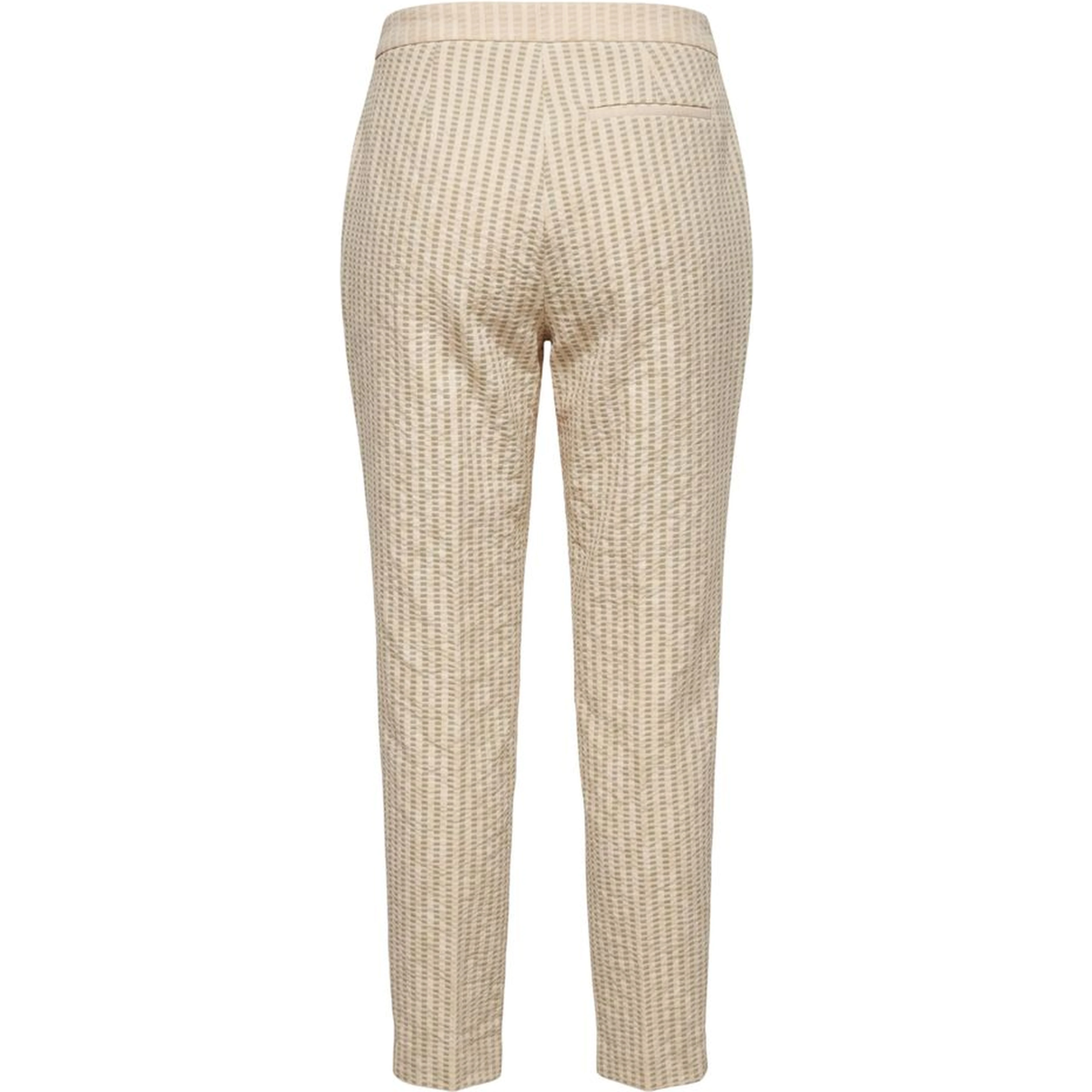 Beige Viscose Women Pants