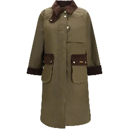 Bicolor Cotton Coat