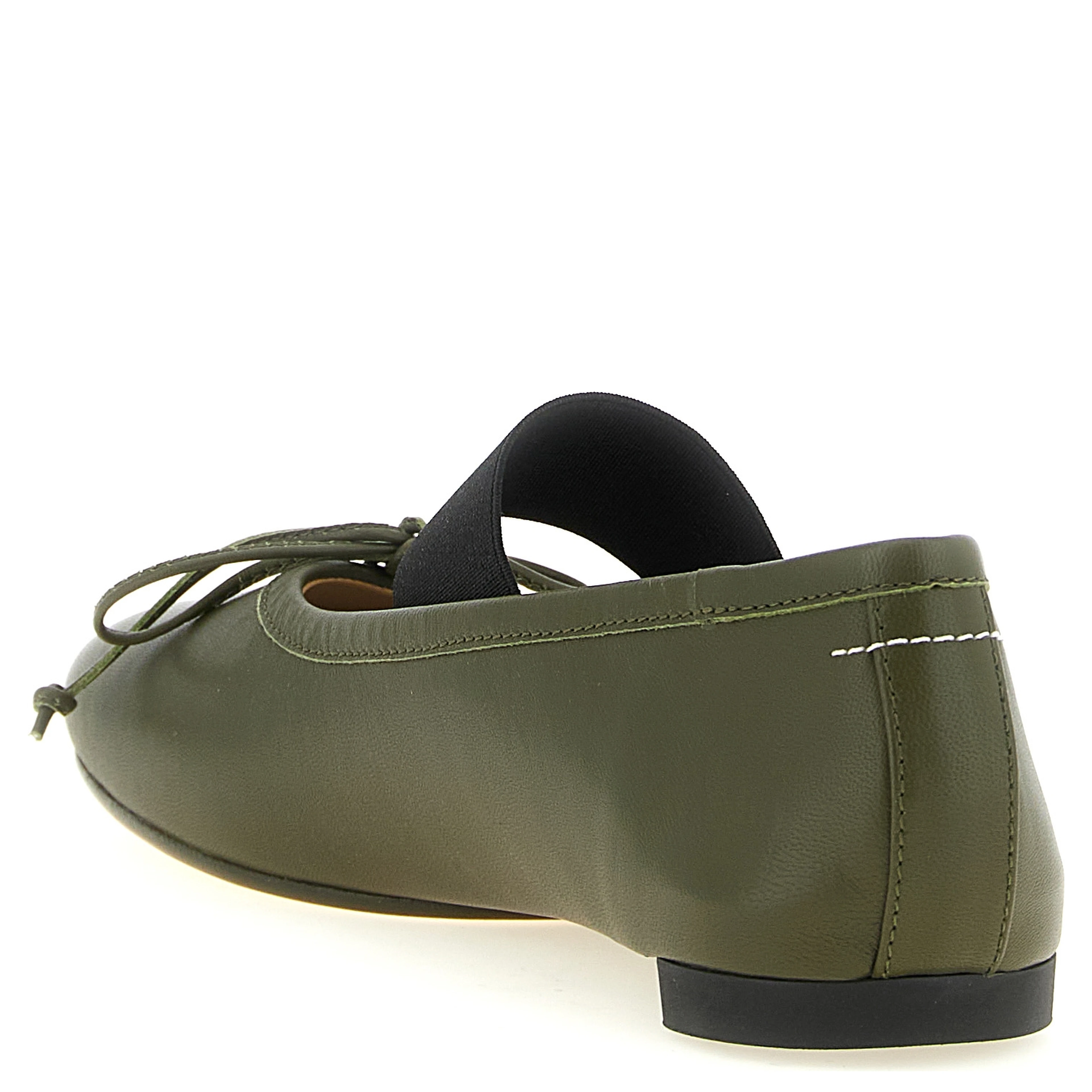Bicolor Lambskin Ballet Flats